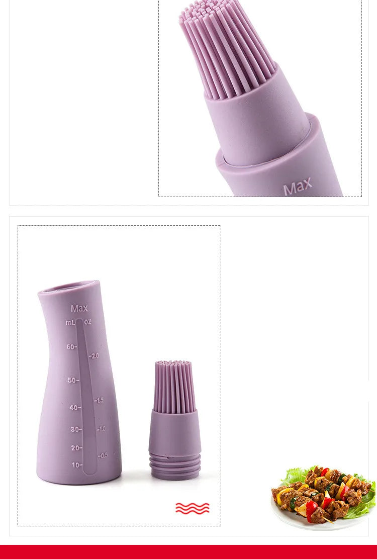 3pcs High Temperature Resistant Silicone Bottle Brushes – Barbecue & Baking Tools | Cartly Kitchen