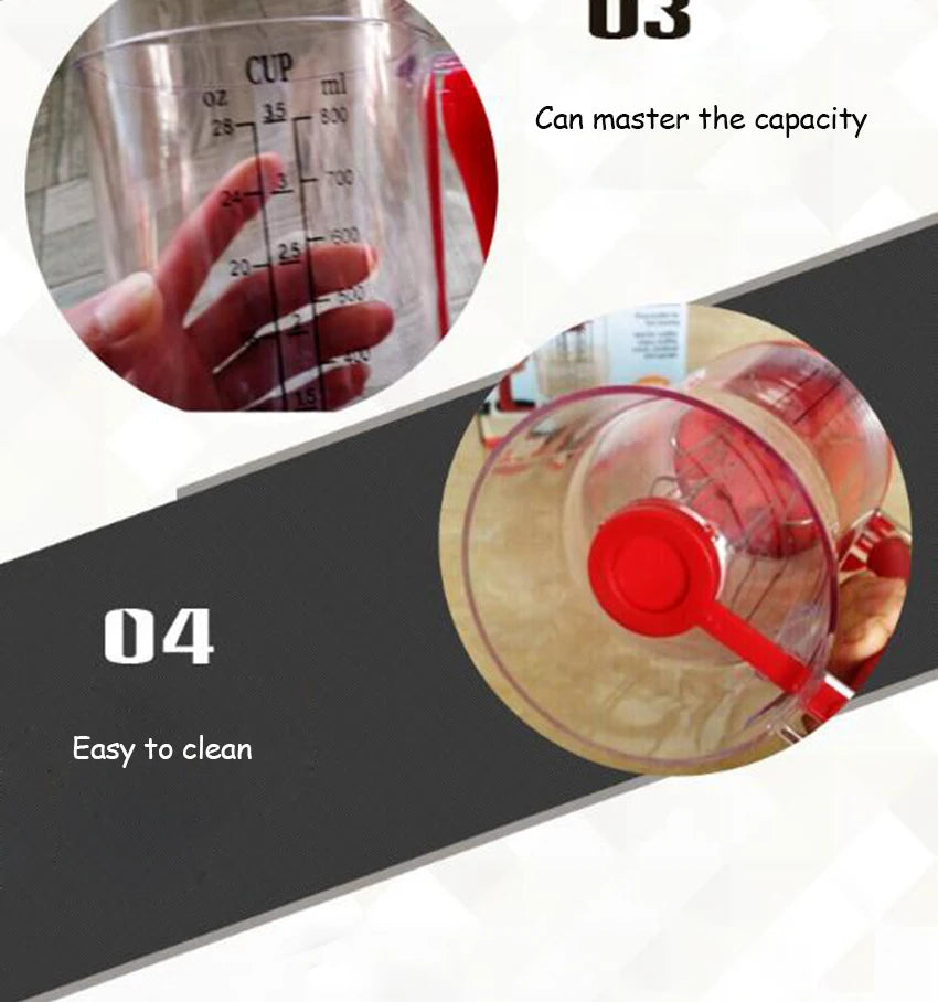 Handheld Batter Dispenser – Cupcake & Muffin Mixer Funnel | Cartly Kitchen Baking Tool