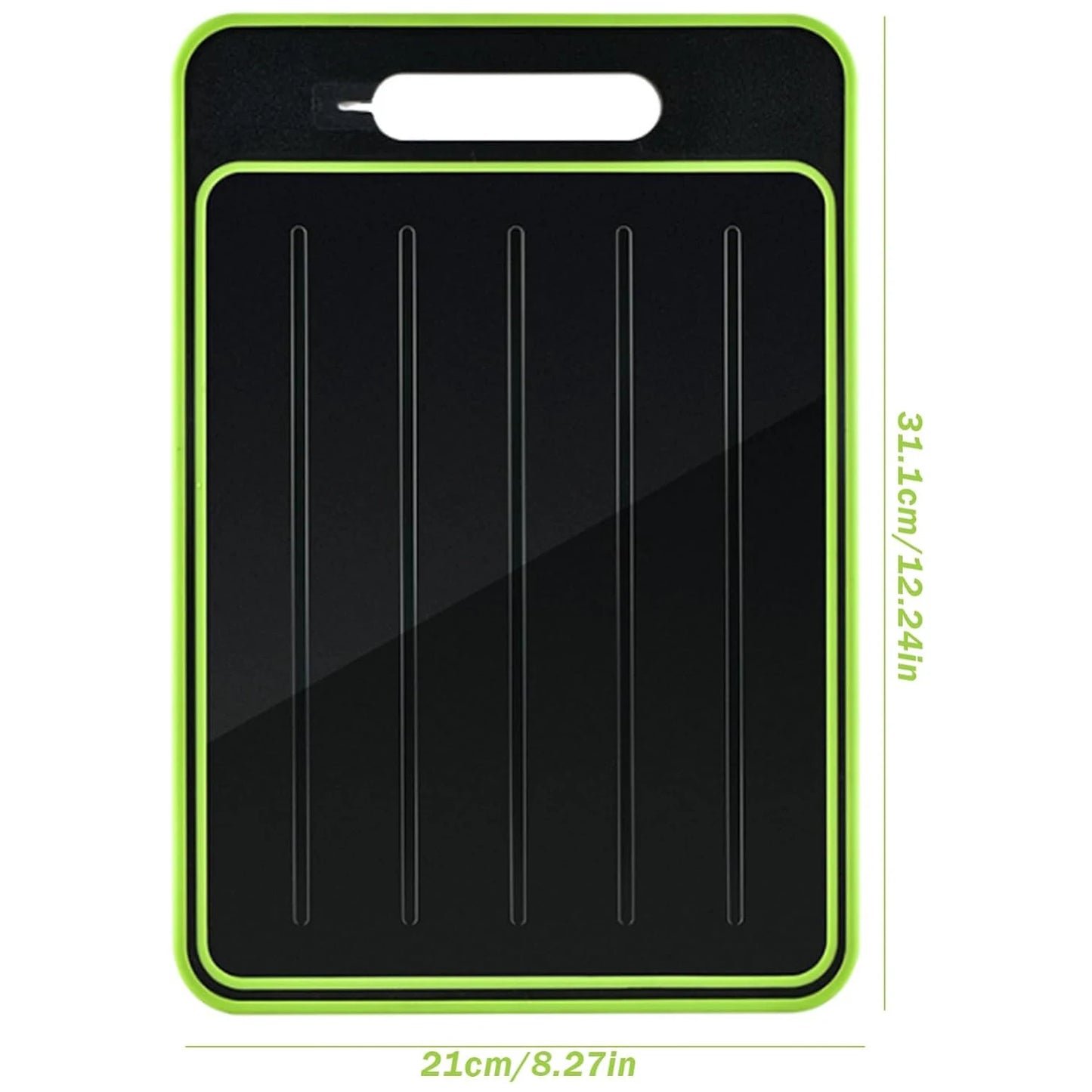 4-in-1 Defrosting & Double-Sided Cutting Board – Efficient Melt & Chopping Tray | Cartly Kitchen
