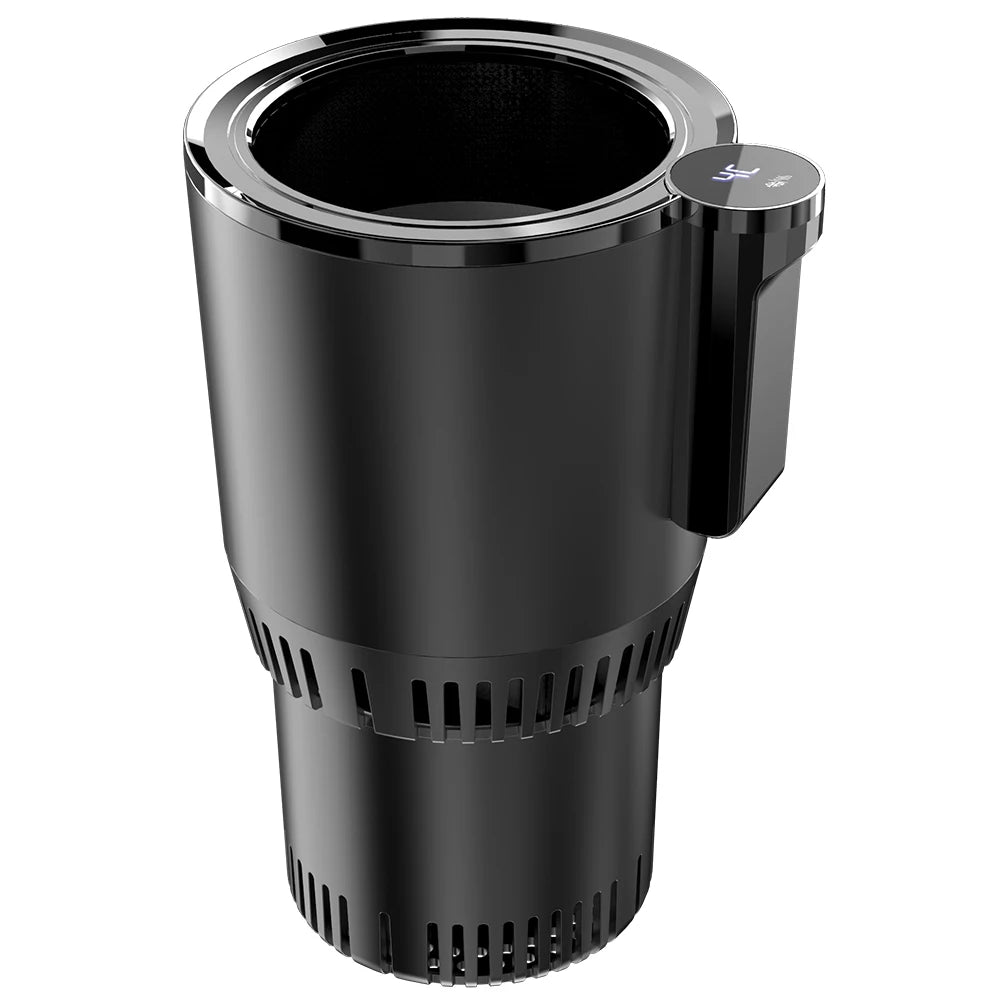 2-in-1 Smart Car Cup Holder – Heating & Cooling Mug Holder with Touch Screen | Cartly Kitchen