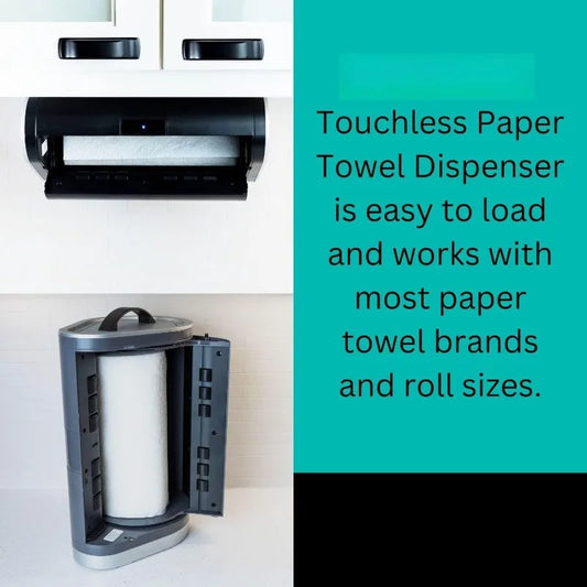 Automatic Touchless Paper Towel Dispenser – Compatible with Most Brands & Sizes | Cartly Kitchen