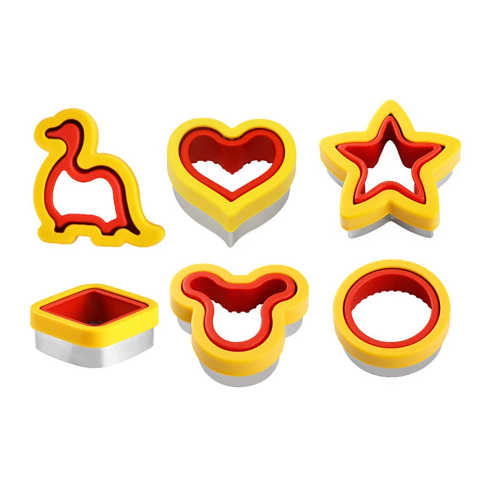 1PCS Geometric Sandwich Cutter & Sealer Set – Food-Grade PP Sandwich Mold for Kids | Cartly Kitchen