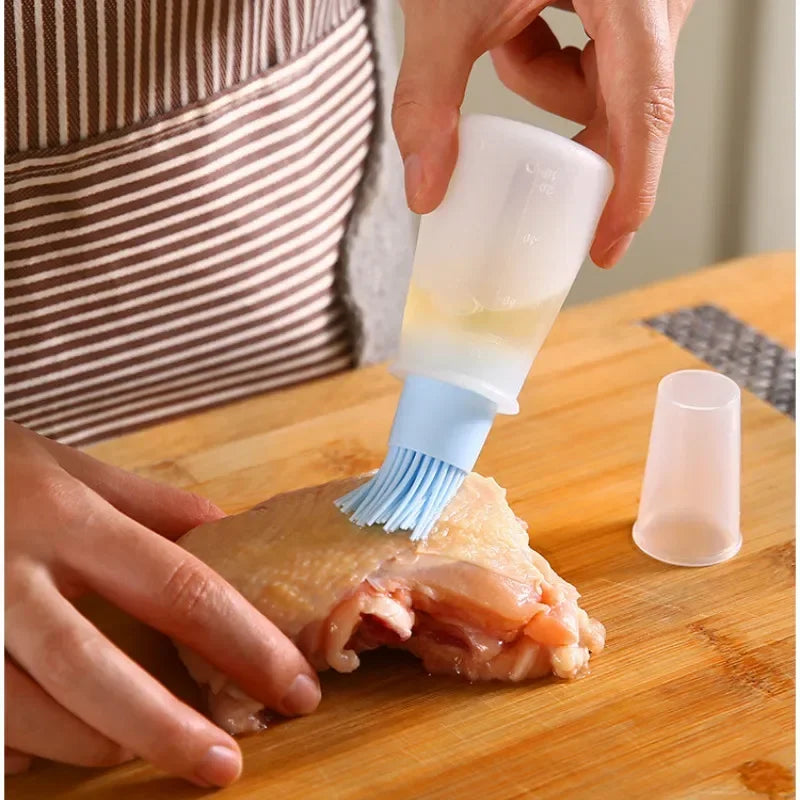 3pcs High Temperature Resistant Silicone Bottle Brushes – Barbecue & Baking Tools | Cartly Kitchen