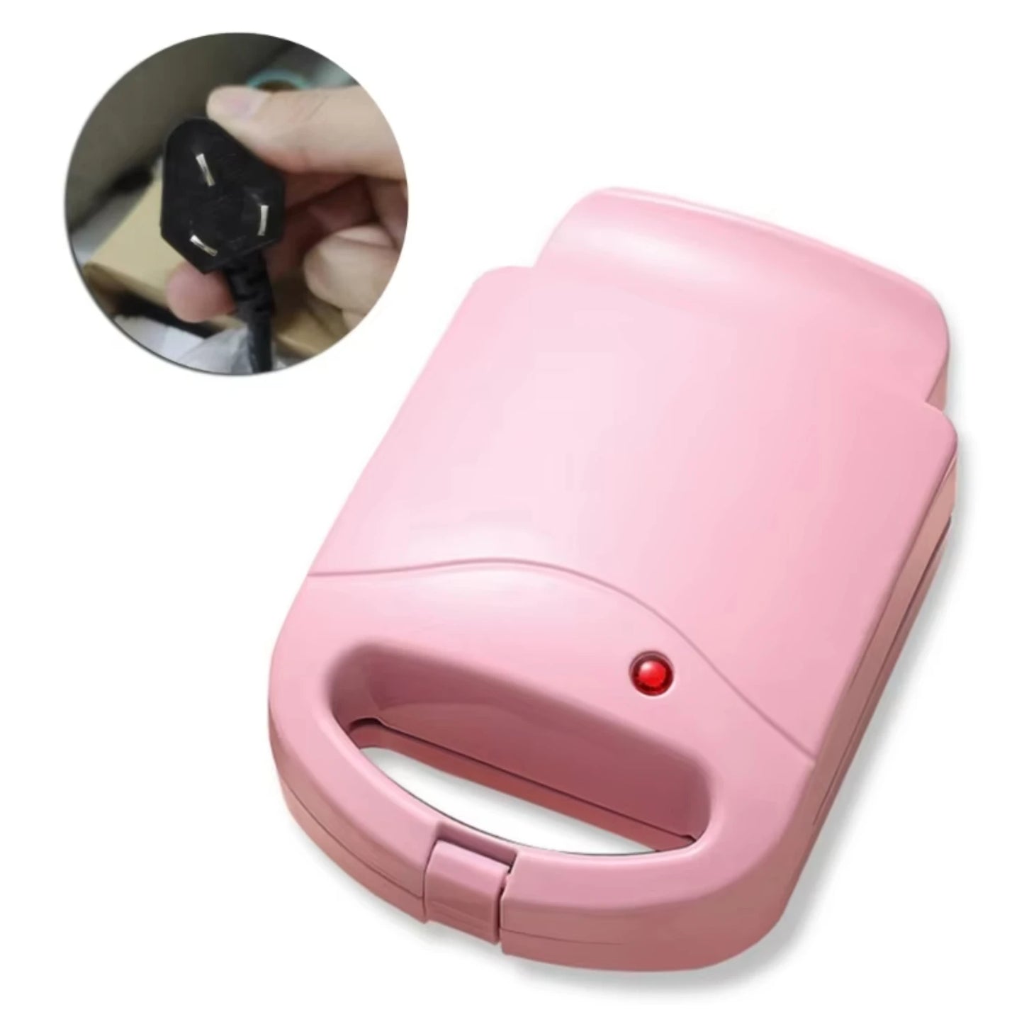 Portable Dual Waffle & Sandwich Maker – Non-Multifunctional Toast & Bread Toaster 220V | Cartly Kitchen