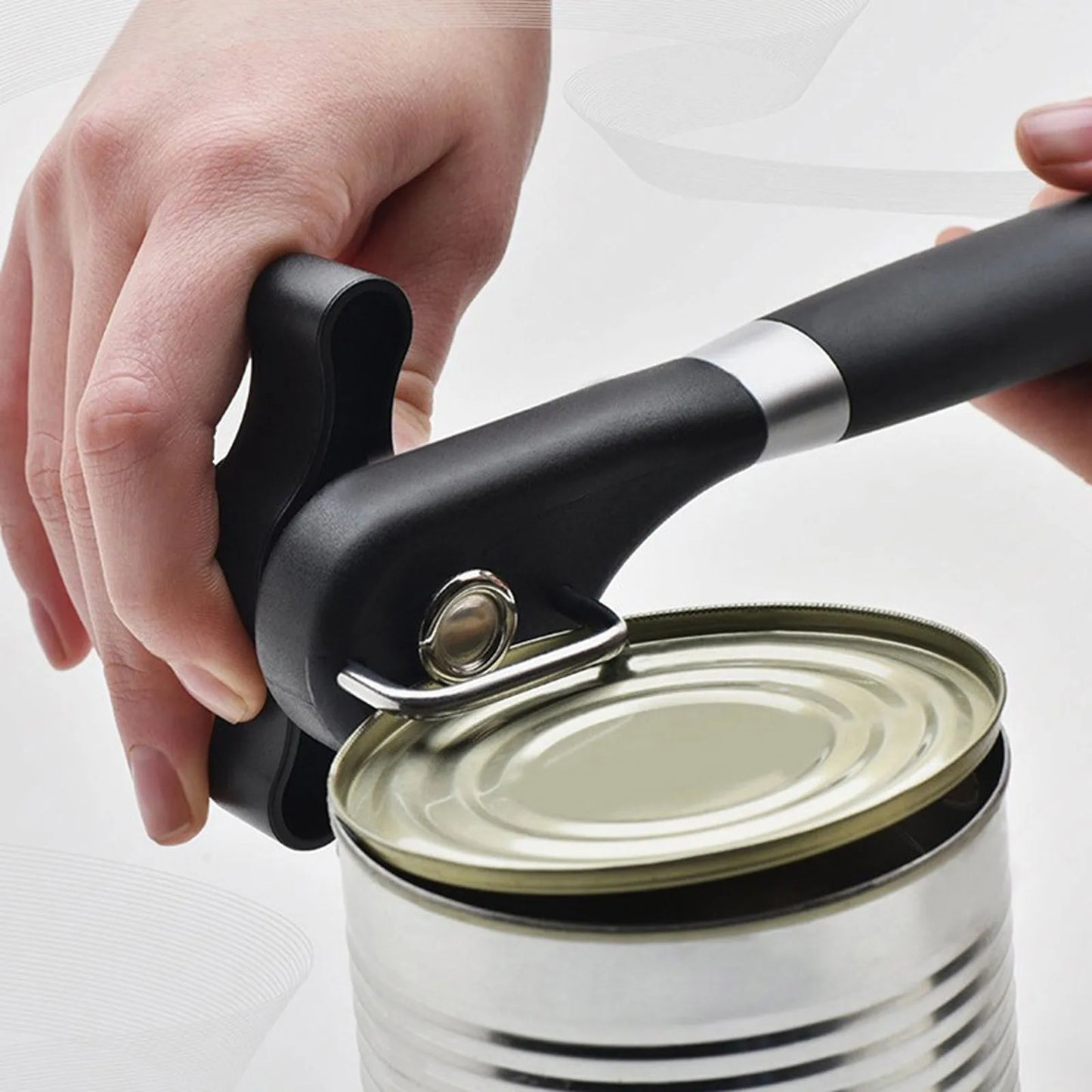 Multifunctional Handheld Stainless Steel Can Opener – Safe Side Cut & Smooth Edge | Cartly Kitchen