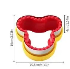 1PCS Geometric Sandwich Cutter & Sealer Set – Food-Grade PP Sandwich Mold for Kids | Cartly Kitchen
