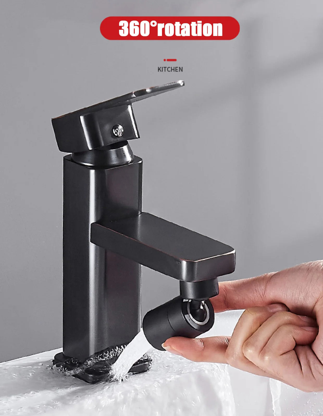 360° Universal Kitchen Faucet Aerator – Anti-Splash Rotatable Tap Nozzle | Cartly Kitchen