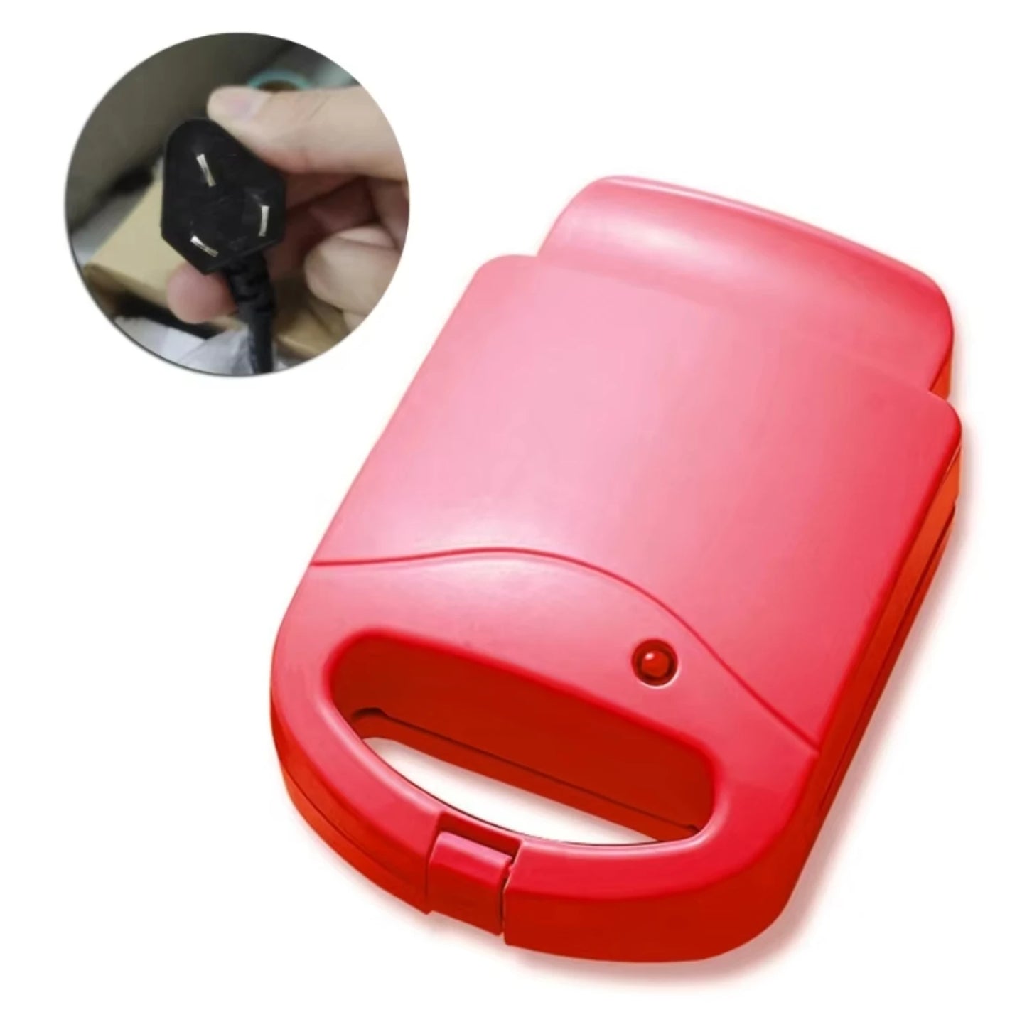 Portable Dual Waffle & Sandwich Maker – Non-Multifunctional Toast & Bread Toaster 220V | Cartly Kitchen