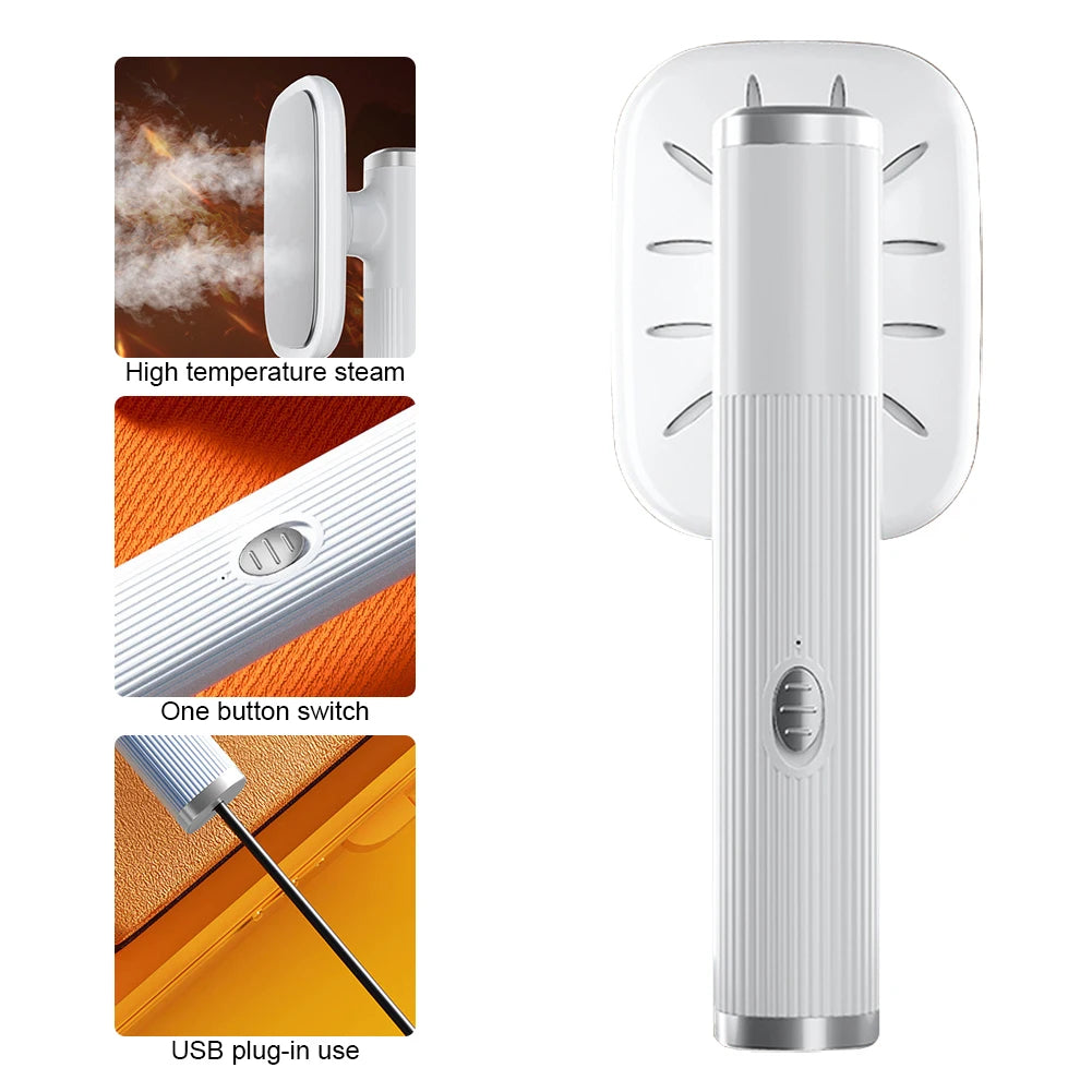 Dry & Wet Steam Iron – 360° USB Powered Garment Steamer for Clothes & Fabric | Cartly Kitchen