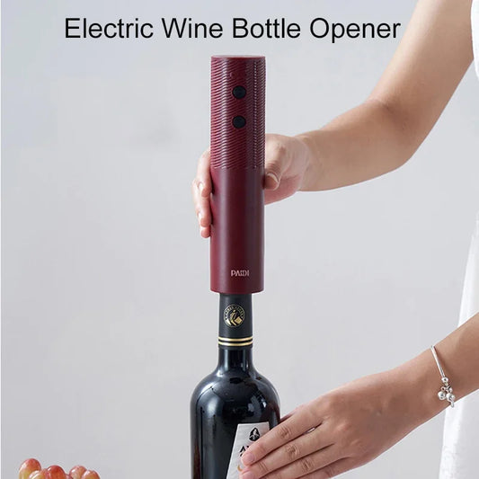 USB Rechargeable Electric Wine Opener – Automatic Corkscrew Bottle Opener | Cartly Kitchen