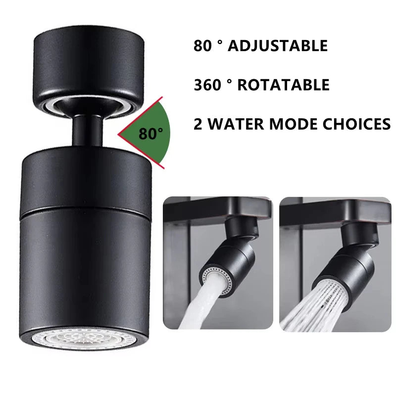 360° Universal Kitchen Faucet Aerator – Anti-Splash Rotatable Tap Nozzle | Cartly Kitchen