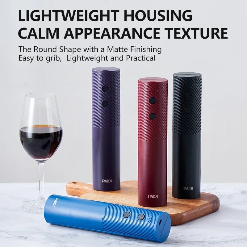 USB Rechargeable Electric Wine Opener – Automatic Corkscrew Bottle Opener | Cartly Kitchen
