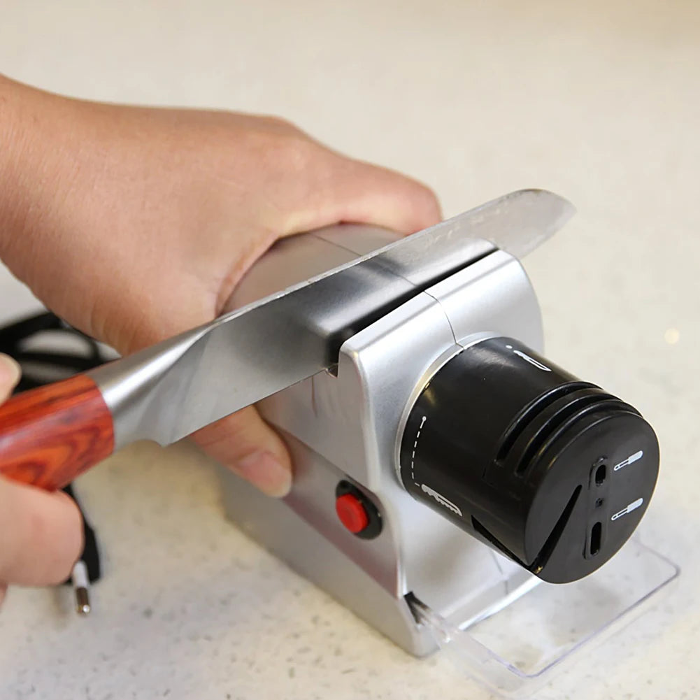 Electric Whetstone Multifunction Knife Grinder – Professional Automatic Sharpener for Straight & Serrated Knives | Cartly Kitchen