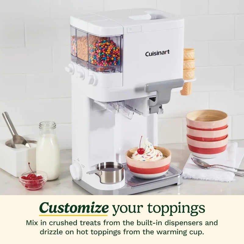 Cuisinart Soft Serve Ice Cream Maker – ICE-48, 1.5 Qt Frozen Yogurt & Gelato Machine | Cartly Kitchen