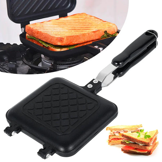 Double-Sided Non-Stick Sandwich Maker – Bread Toast, Waffle & Pancake Grill | Cartly Kitchen