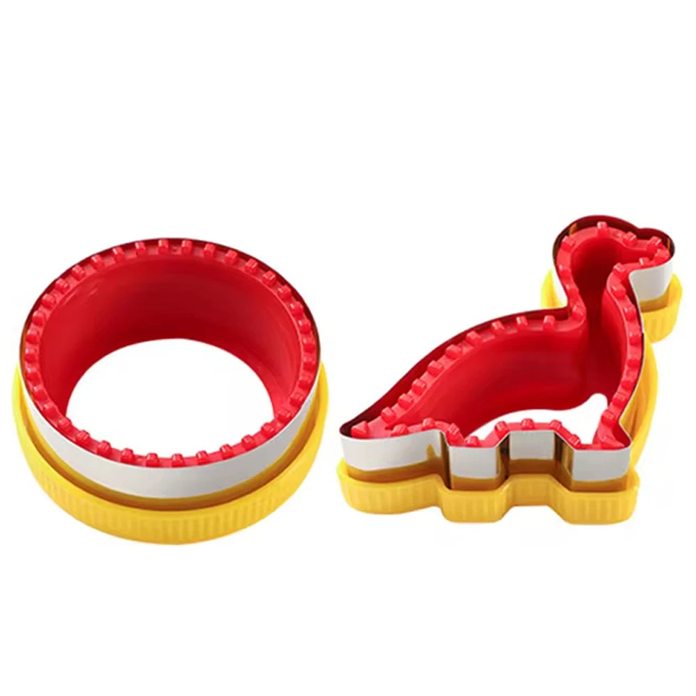 1PCS Geometric Sandwich Cutter & Sealer Set – Food-Grade PP Sandwich Mold for Kids | Cartly Kitchen