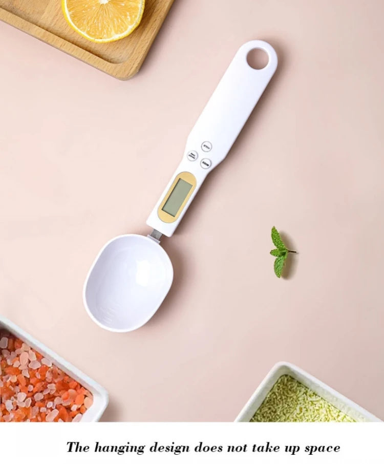 Electronic Measuring Spoon Scale – LCD Digital Kitchen Tool for Baking & Coffee | Cartly Kitchen