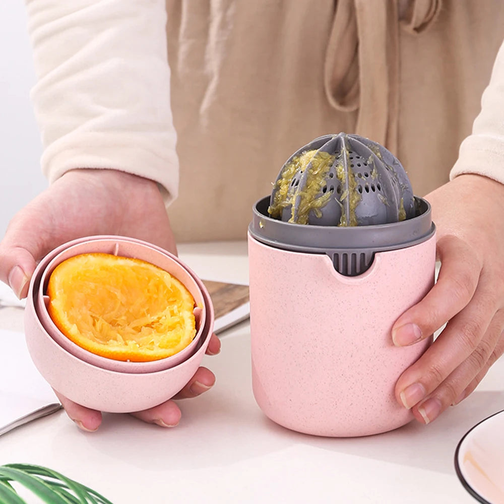 Mini Manual Fruit Juicer – Portable Citrus Squeezer for Orange & Lemon | Cartly Kitchen