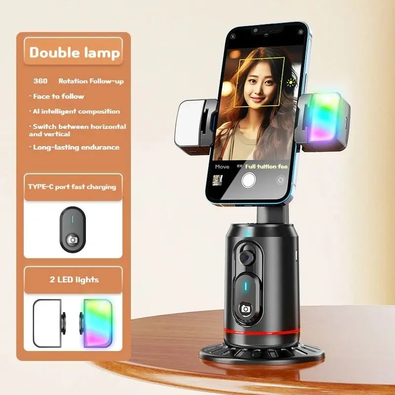 COOL DIER 2025 360° Rotation Gimbal Stabilizer – Selfie Stick & Face Tracking Tripod | Cartly Kitchen
