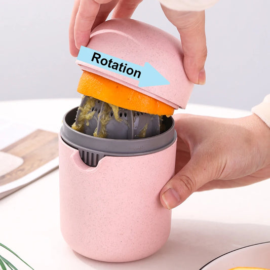 Mini Manual Fruit Juicer – Portable Citrus Squeezer for Orange & Lemon | Cartly Kitchen