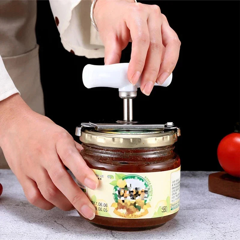 Adjustable Stainless Steel Jar & Bottle Cap Opener – Multi-Function Kitchen Gadget | Cartly Kitchen