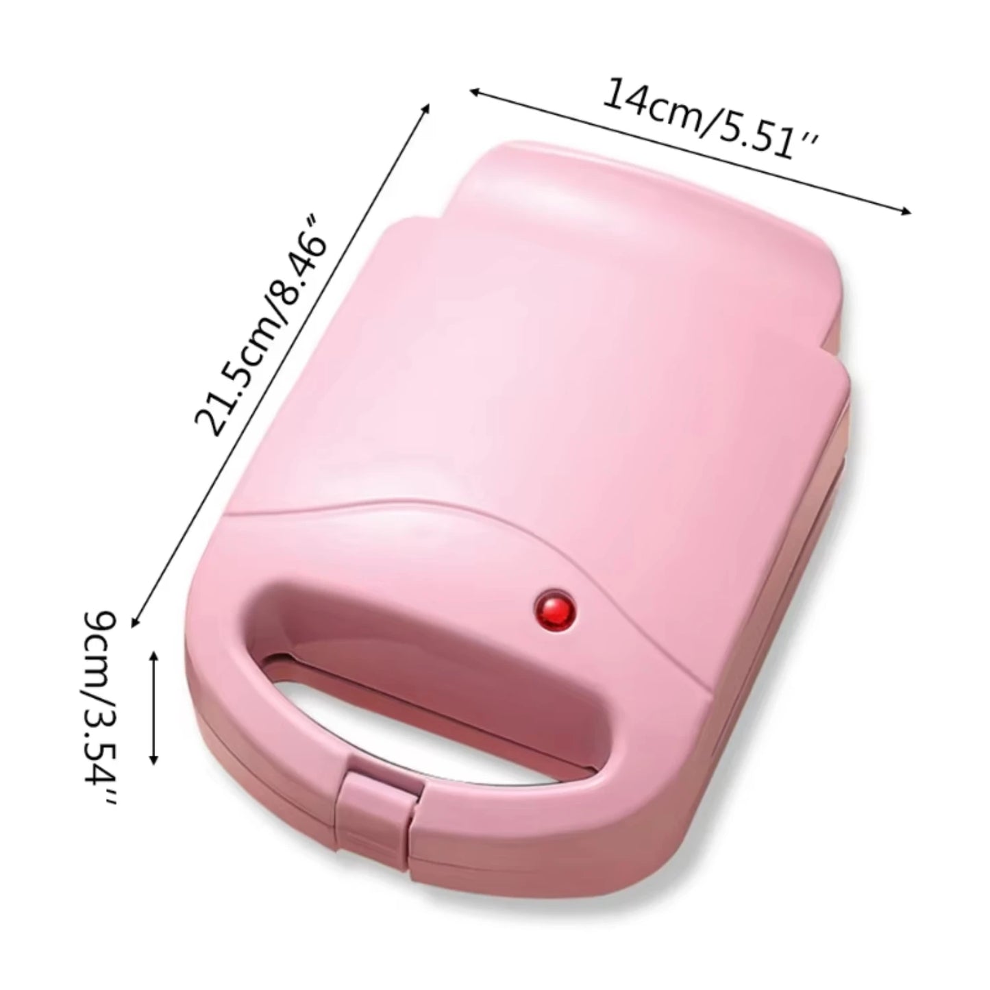 Portable Dual Waffle & Sandwich Maker – Non-Multifunctional Toast & Bread Toaster 220V | Cartly Kitchen