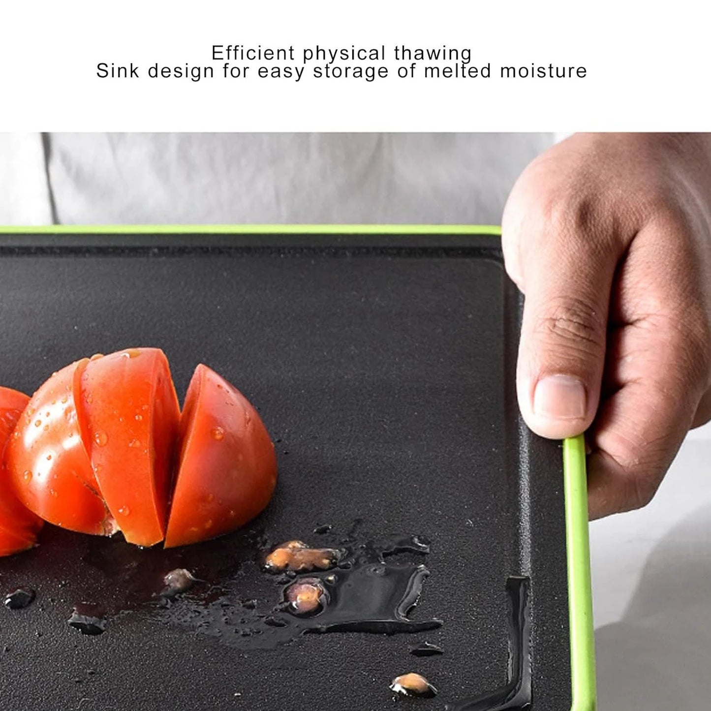 4-in-1 Defrosting & Double-Sided Cutting Board – Efficient Melt & Chopping Tray | Cartly Kitchen